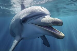 Dolphin close up. . photo