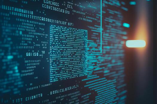 Abstract digital screen background. photo