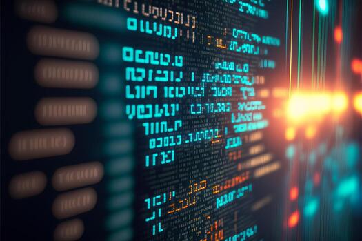 Abstract digital screen background. photo