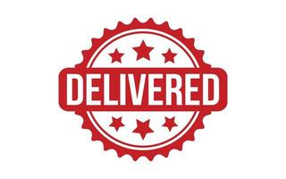 Delivered Rubber Stamp Seal Vector