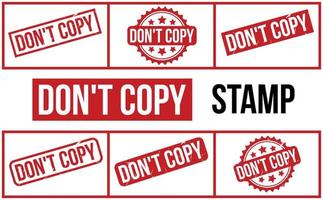 Dont Copy Rubber Stamp Seal Vector