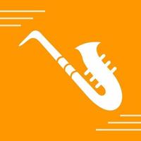 icono de vector de saxofón