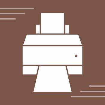 Printer Vector Icon