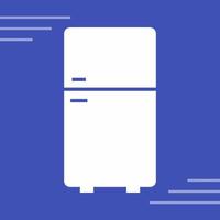 icono de vector de refrigerador