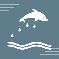 Dolphin Vector Icon