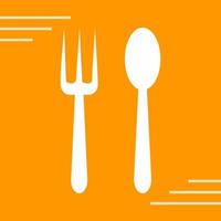 Spoon and Fork Vector Icon