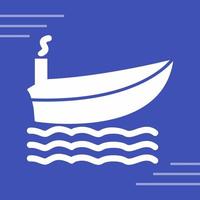 Steamship Vector Icon