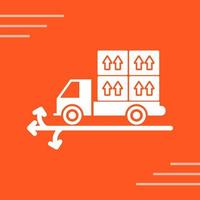 Multiple Delivery Points Vector Icon