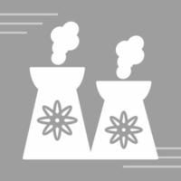 Nuclear Plant Vector Icon