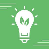 Eco friendly Bulb Vector Icon