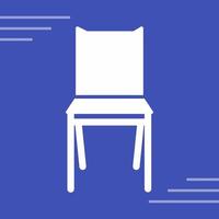 Bedroom Chair Vector Icon