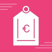 Euro Tag Vector Icon