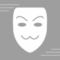 icono de vector de máscara de hacker