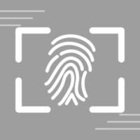 Fingerprint Vector Icon