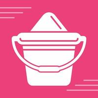 Sand Bucket Vector Icon