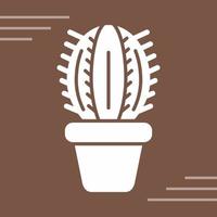 icono de vector de cactus