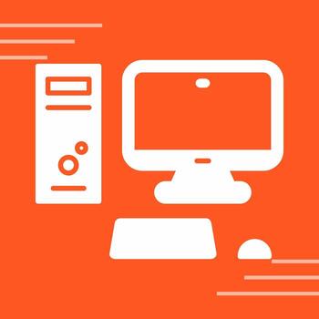 Computer Vector Icon