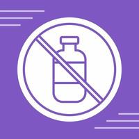 No Liquids Vector Icon