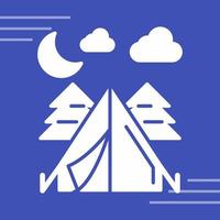 Tent Vector Icon