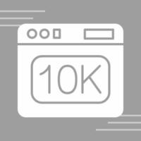 10k Vector Icon