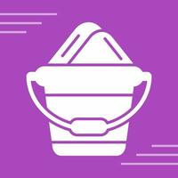 Sand Bucket Vector Icon