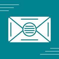 icono de vector de correo