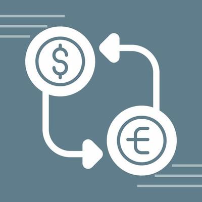 Currency Exchange Vector Icon