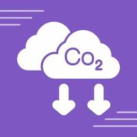 icono de vector de co2