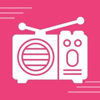 icono de vector de radio