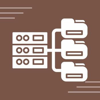 icono de vector de base de datos