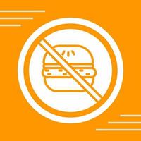 No Eating Vector Icon