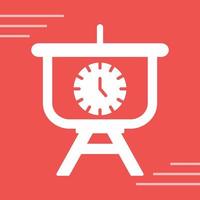 Time Manage Presentation Vector Icon