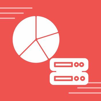 icono de vector de análisis de datos