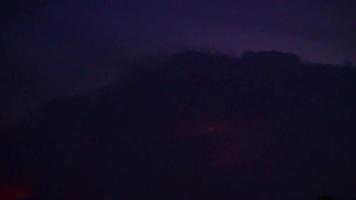 A large rain cloud with thunderstorms with lightning. video