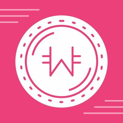 Won Currency Vector Icon
