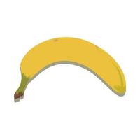 Banana design fresh fruit icon vector. Ripe banana. Eco bio health food. vector