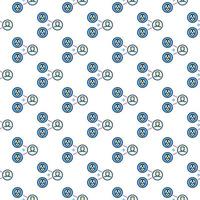 Artificial Intelligence Face Generation vector colored seamless pattern
