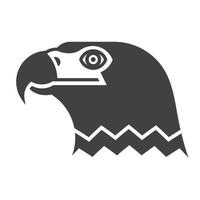 Modern design eagle head symbol. vector