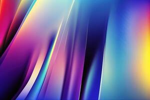 Colorful waves wallpaper, gradient background. photo