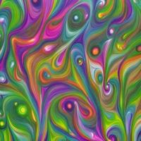 Abstract multicolor liquid holographic background, Digital painted abstract texture photo