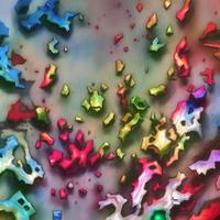 Abstract multicolor liquid holographic background, Digital painted abstract texture photo