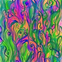 Abstract multicolor liquid holographic background, Digital painted abstract texture photo