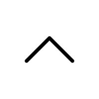 arrow, up, navigation vector icon