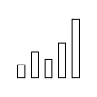 Bar chart, SEO vector icon