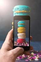 photograph a macaroons photo