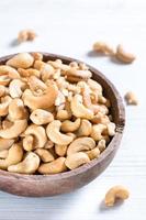 Cashew nuts in bowl photo