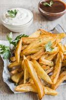 Prepared french fries photo