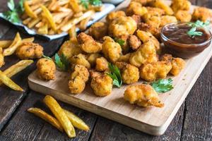 Homemade fried chicken photo