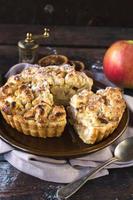 Homemade apple pie photo
