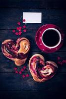 Pastry and coffee photo